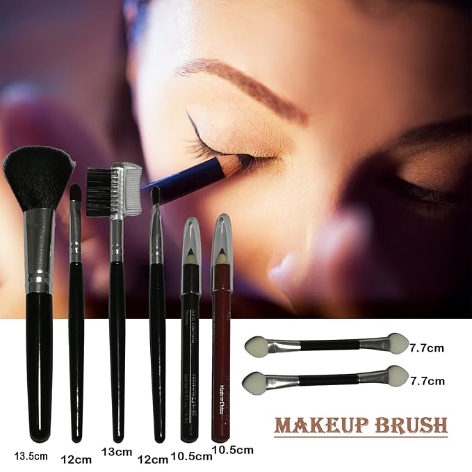 118 Colors Makeup Kit All-in-one Makeup Set, Cosmetic-Gift for Women -Include Makeup Brush Set, Eyeshadow Palette, Brow Powder, Eyebrow Pencil, Lip brush -(Multicolor 101)-VivaGrace Women