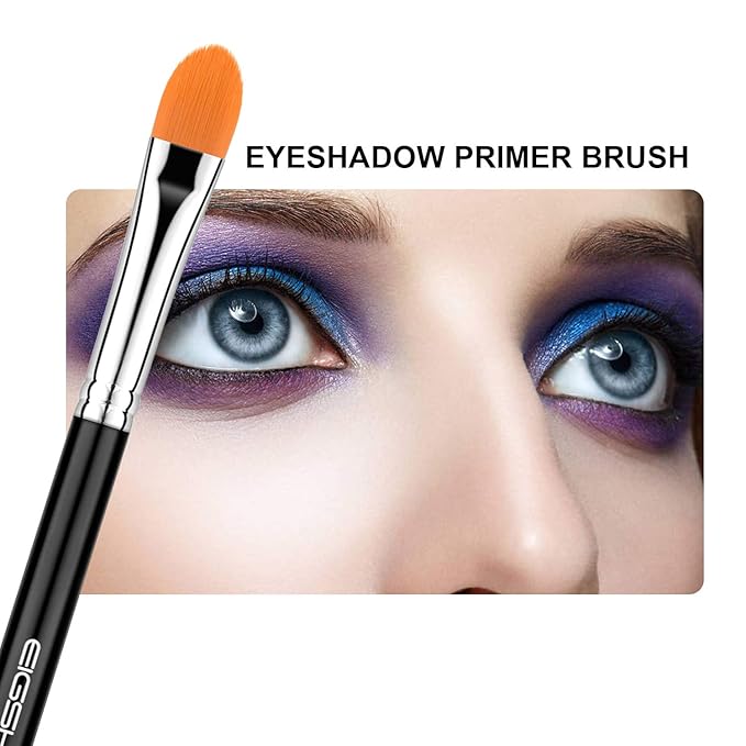 Eye Shadow Primer Applicator Brush for Blending, Concealer, Professional Tools for Applying Cream, Liquid Shadows and Eye Primer Base with Vegan Bristles by EIGSHOW-VivaGrace Women