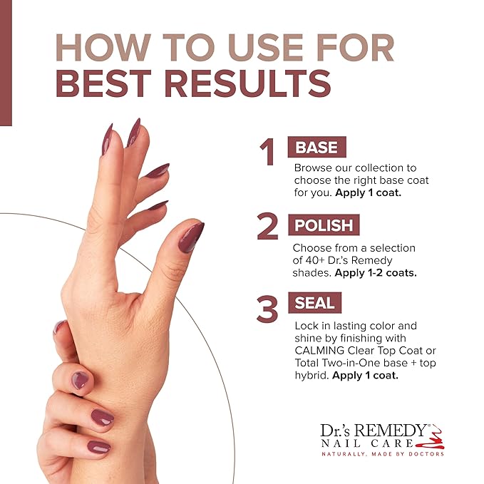 Dr.'s Remedy Enriched Nail Polish - MELLOW Mauve