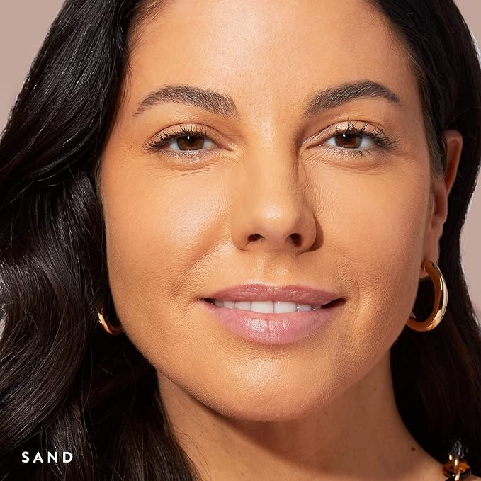 LAURA GELLER NEW YORK Baked Double Take Powder Foundation - Sand - Buildable Medium to Full Coverage - Matte Finish-VivaGrace Women