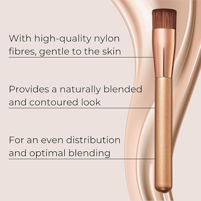M. Asam FOUNDATION BRUSH (1 piece) - Foundation Brush for Liquid Makeup or any other type of foundation, Makeup Brush, Flawless Face Application-VivaGrace Women