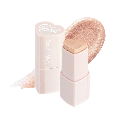 Touch in Sol In My Heart Stick (Moonlight Beam) – Cream Highlighter Stick for Eyes, Lips & Cheeks – Korean Makeup Glow Stick – Long Lasting, Multi-Use Highlight for Natural Radiance, K beauty, 0.12 Oz-VivaGrace Women