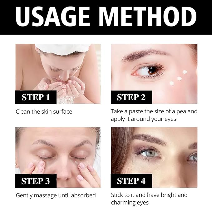 Eye Cream,Eye Tightener Cream, Eye Firming Cream,Under Eye Firming,Temporary Eye Tightener (2 PCS)-VivaGrace Women