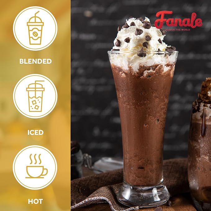 Fanale Premium Ice Mocha Bubble Tea Flavoring Powder | Perfect for Baking, Smoothies, Desserts and Drinks | Instant Flavoring Powder for Boba Milk Tea - 2.2 Pounds (Pack of 20)-VivaGrace Women