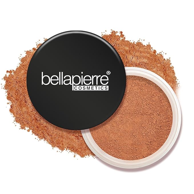 bellapierre Mineral Foundation SPF 15 - Loose Powder Foundation | Vegan & Cruelty Free Natural Makeup | Full Coverage Matte Finish | Hypoallergenic | Oil & Talc Free - 0.32 Oz - Acorn-VivaGrace Women