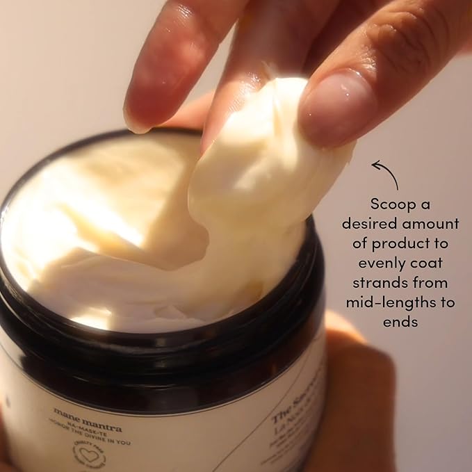 Fable & Mane Deep Moisture Repairing Hair Mask, For Frizzy, Dry, Damaged Hair. Treatment Repairs and Softens with Shea Butter and Coconut-VivaGrace Women