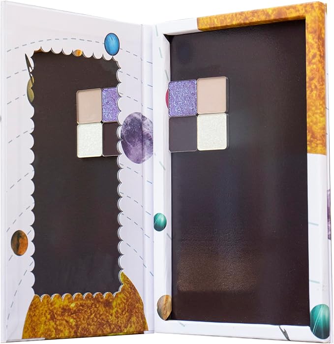 Empty magnetic palette with Mirror,Like a Book Fashionable and beautiful empty magnetic palette Makeup Magnetic Palette-VivaGrace Women