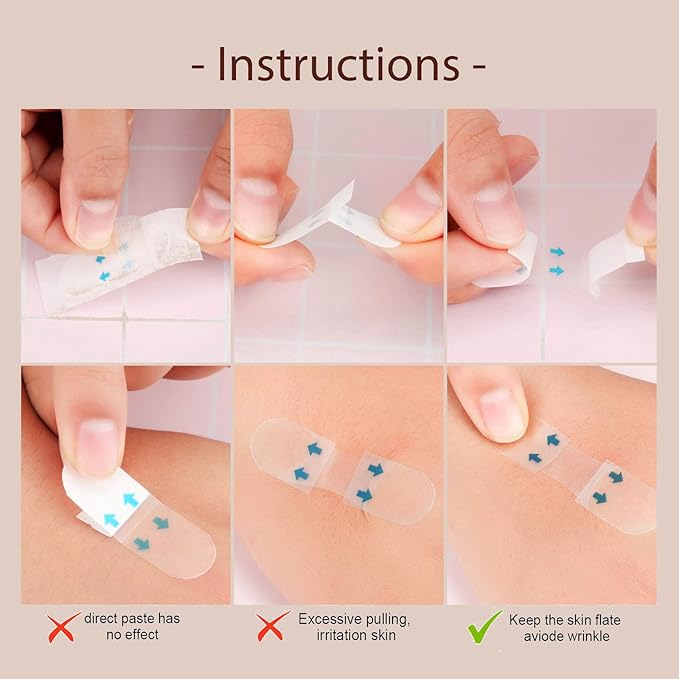Face Lift Tape Invisible,Face Lifting Tape, Facelift tape, 120PCS, face tape for Double Chin, Saggy Skin,Wrinkles Lifting,live streaming,V-Shaped Face Lifter Patch Overnight-VivaGrace Women