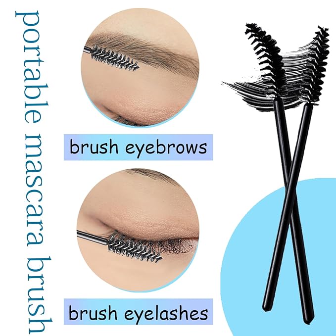Mascara for Older Women 60 Plus, Mascara for Seniors with Thinning Lashes, Hypoallergenic Mascara Sensitive Eyes, Mascara Black Volume and Length, Black Mascara Waterproof Smudge Proof, Black (Black)