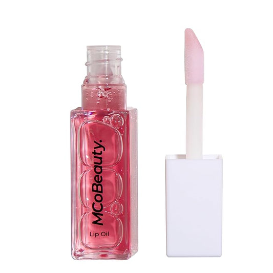 MCoBeauty Lip Oil Hydrating Treatment, Sheer Rose, Moisturizing Shine for Naturally Beautiful Lips, Vegan, Cruelty Free Cosmetics-VivaGrace Women