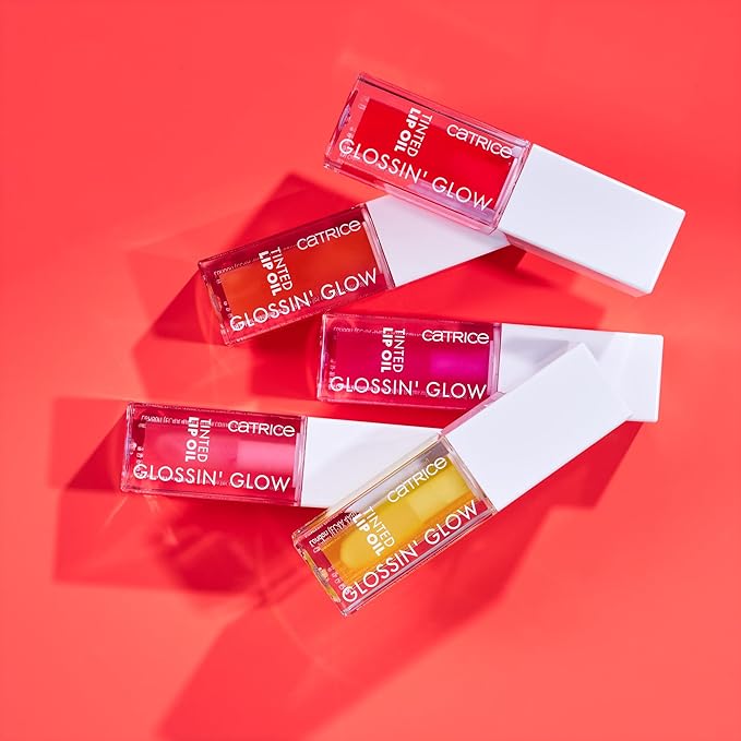 Catrice | Glossin’ Glow Tinted Lip Oil | High Shine, Moisturizing Lip Stain | With Cherry & Pomegranate Oil | Vegan, Gluten Free & Cruelty Free (20 | Drama Mama)-VivaGrace Women