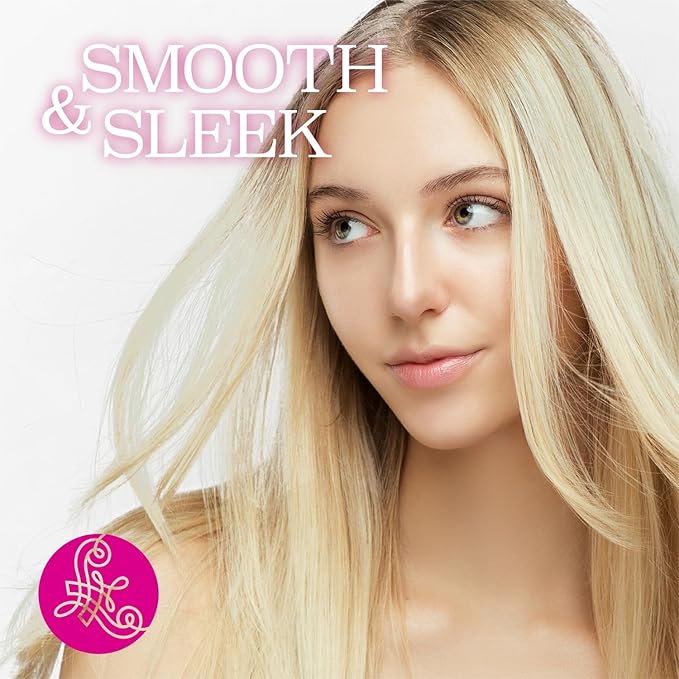 Luseta Glossy Pearl Shampoo and Conditioner Set Smooth & Moisturize, Fight Frizziness and Add Shine,Hydrating for Damaged Hair, Detangle,Nourish Strands,Paraben Free, Sulfate Free,16.9oz-VivaGrace Women