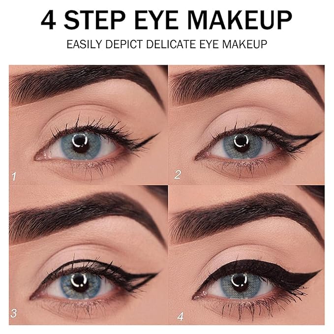 Long Wear Gel Eyeliner, Eyeliner Cream Stick Natural Black, Eye Liner Gel Waterproof Smudge Proof, Long Lasting Smooth Eye liner Pencil (Gray)