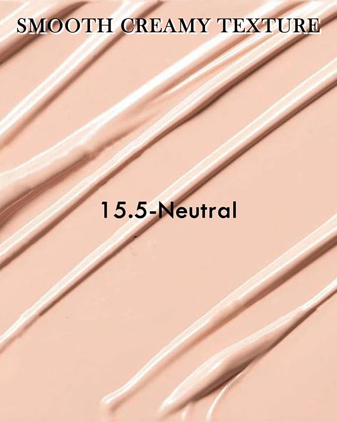 2 PCS Under Eye Concealer Full Coverage, Waterproof Color Correcting Concealer All Day Coverage Dark Circles, Puffiness, Redness, Lightweight Cream Foundation Brightener, Natural Matte Finish, Neutral-VivaGrace Women