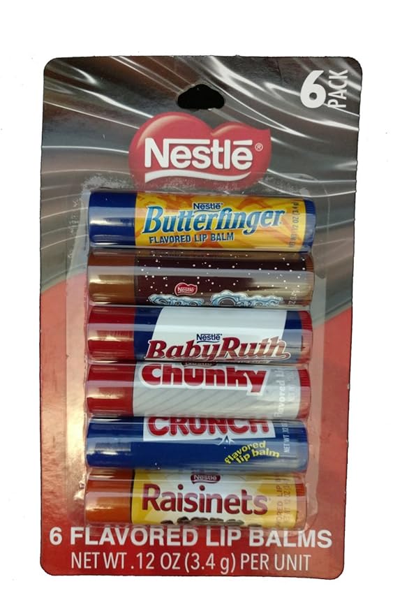 Taste Beauty Smiles You Can Taste - 6 Candy-Flavored Lip Balms (Nestle)-VivaGrace Women