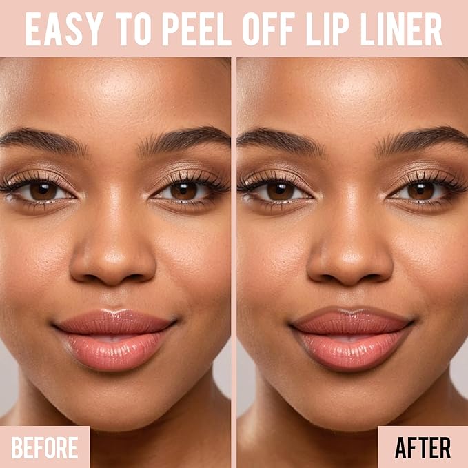 iMethod Natural Long Lasting Lip Stain Peel Off - Waterproof Stay On All Day, Transfer-Proof, Highly Pigmented, Instant Peel Off Lip Stain Color, Nude Pink-VivaGrace Women