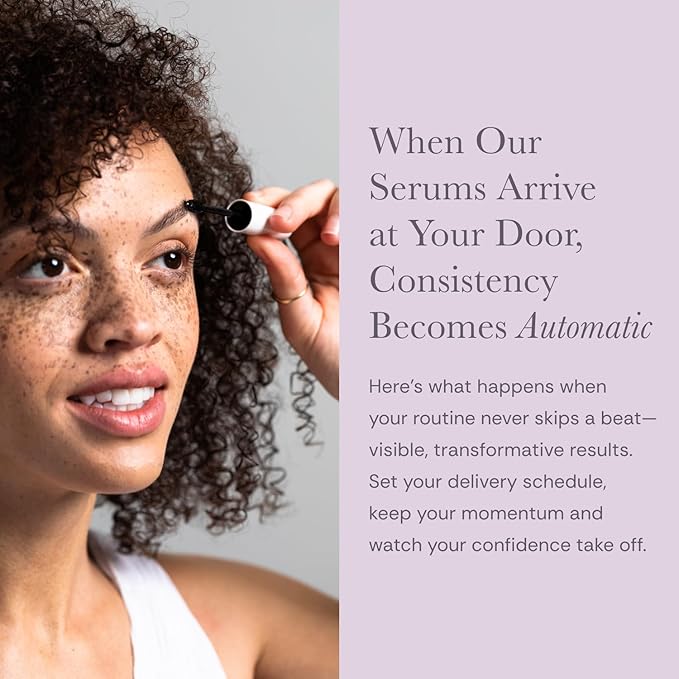 NULASTIN Eyelash Serum & Brow Serum - Lash & Brow Dual System - Eyebrow & Eyelash Enhancing Serums with Keratin & Peptides for Fuller Looking Lashes & Brows (2 Count, 0.1 Fl Oz Each)-VivaGrace Women