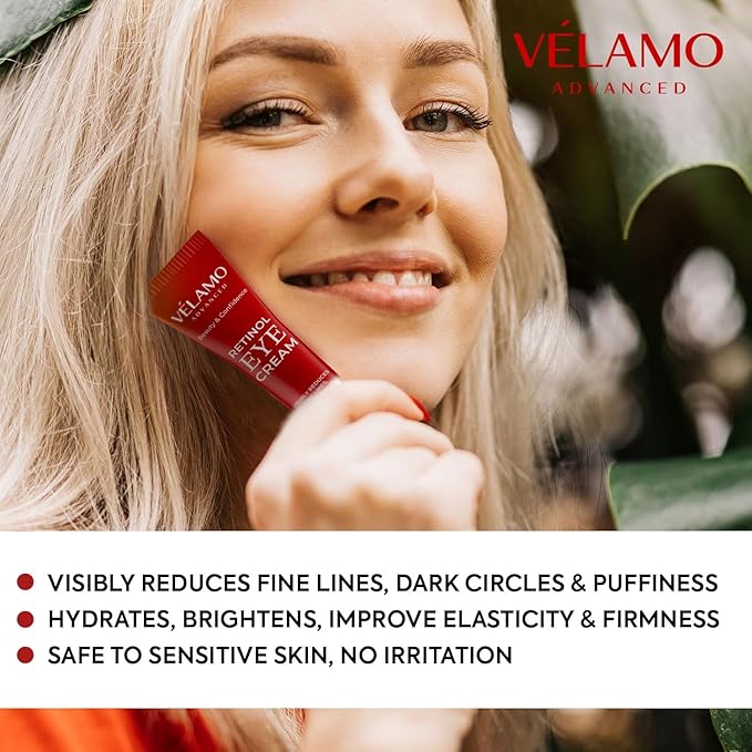 Rapid Reduction Retinol Eye Cream: Under Eye Cream Instantly Reduces Wrinkles Fine Lines Under Eye Bags Puffiness Dark Circles Crow's Feet - Rapid Face Lifting Tightening Firming 1 OZ/15g-VivaGrace Women