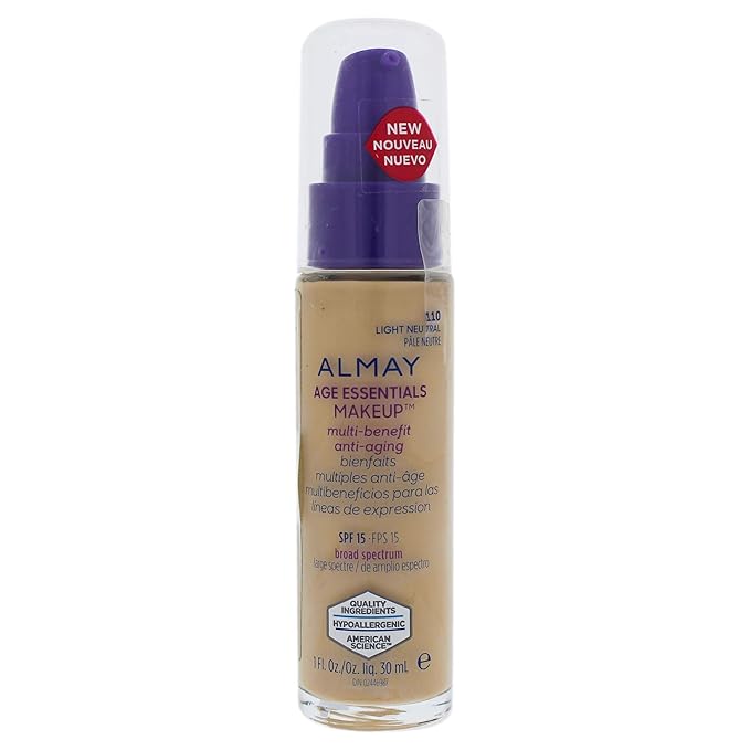 Almay Age Essentials Makeup, Light Neutral-VivaGrace Women