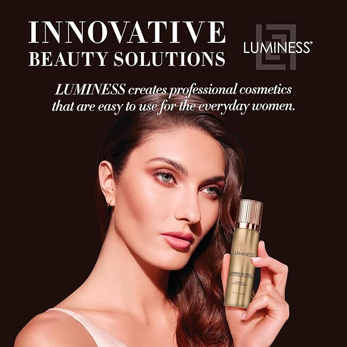 LUMINESS Airbrush Veil Tinted Moisturizer, Warm 070 - Lightweight, Hydrating, & Skin-Plumping Face Moisturizer Spray - Facial Skin Tint with Hyaluronic Acid, Ceramides, Glycerin, & Hydrolyzed Silk-VivaGrace Women