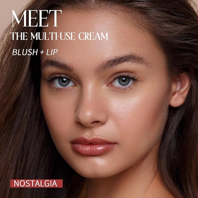 Blush Stick, Cream Blush for Cheeks and Lip Tint, Dewy Finish, Buildable & Blendable Color, Lightweight & Long-Lasting Formula | Terracotta, 0.53fl.Oz-VivaGrace Women
