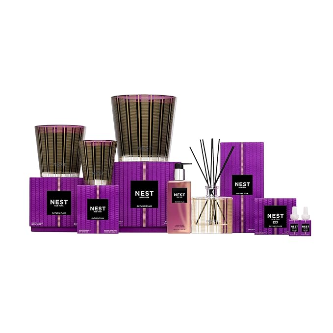 NEST New York Liquid Soap, Autumn Plum - 10 fl oz - Cleanses & Nourishes Skin - Approx. 300 Pumps Per Bottle - Gluten Free & Cruelty Free-VivaGrace Women