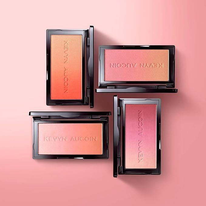 Kevyn Aucoin The Neo-Blush, Grapevine: Blush makeup compact. Trio palette of gradient colors. Blends pearl, satin & matte finishes for highlighting cheeks. Personalized looks - natural to pop of color-VivaGrace Women