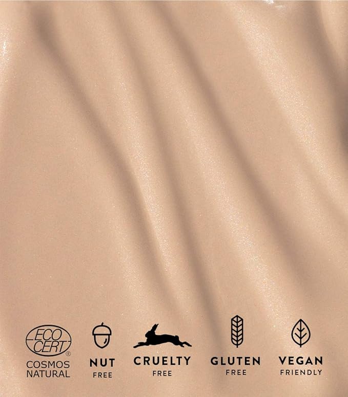 MÁDARA Organic Skincare | Skin Equal Soft Glow Foundation SPF15 IVORY 20-30ml, Mineral foundation with hyaluronic acid, Buildable medium coverage, Dewy foundation, Vegan, COSMOS natural certified-VivaGrace Women