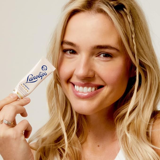 Lanolips 101 Ointment Multi-Balm, Original Superbalm - Contains Pure Lanolin Oil for Smooth, Hydrated & Healthy Lips - Natural Lip Balm for Dry Lips, Cuticles & More (0.52 oz)-VivaGrace Women