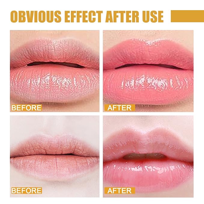 4Pcs Lip Balm Honey Pot, Propolis Moisturizing Honey Lip Mask Lip Balm, Reduces Lip Lines, Prevention Dry and Cracked Lip Scrubs Exfoliator. …-VivaGrace Women