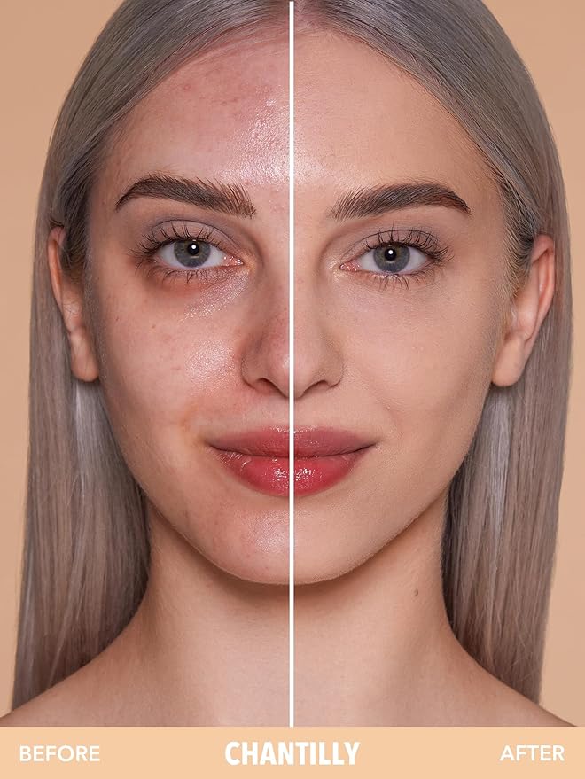 SHEGLAM SKin-Focus Full Coverage Powder Foundation Oil-Control Lightweight Face Pressed Powder Makeup-Chantilly-VivaGrace Women