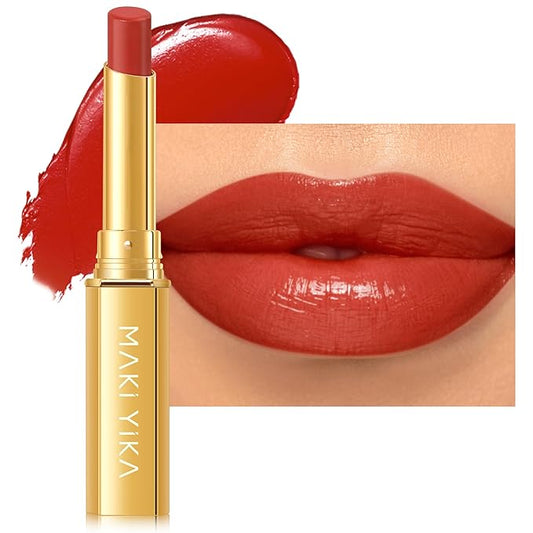 MAKI YIKA Red Lipstick for Women Moisture Hydrate Lipsticks Lip Gloss Lipsticks Sheer Finish Lightweight Tinted Lip Balm (Z11 Forever)-VivaGrace Women