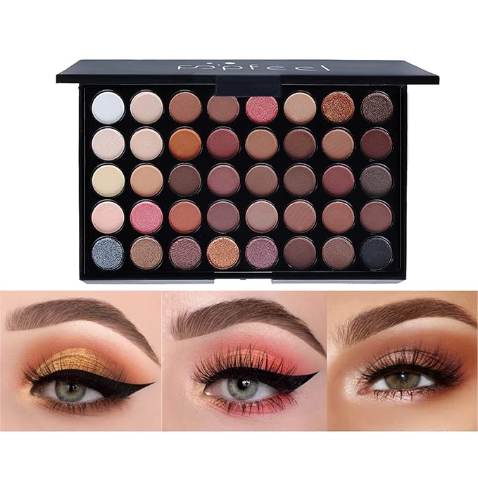 MAEPEOR All In One Makeup Kit for Girls Women 27 Piece Full Makeup Gift Set with Eyebrow Pencil Eyeliner Eyeshadow Palette Mascara Foundation Concealer Lip Gloss Lipstick Makeup Remover Makeup Brush (POP004B)-VivaGrace Women