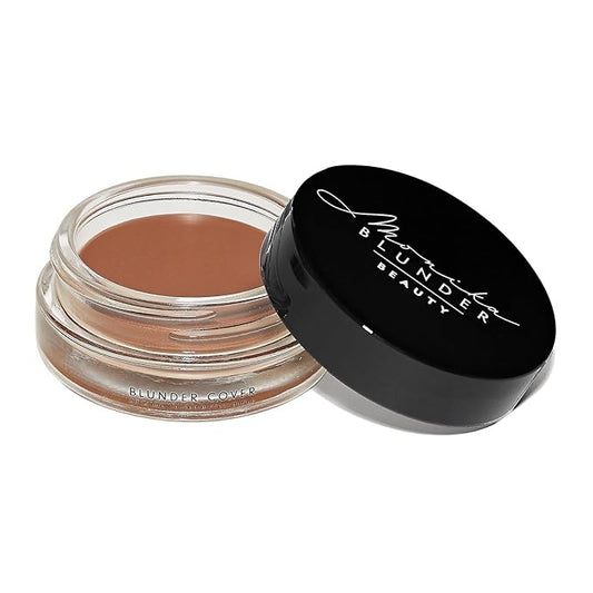 Monika Blunder Beauty - Blunder Cover Foundation, Concealer - Shade: 7 - Sieben - Deep Neutral Undertones - Clean Beauty, All-In-One, Cruelty-Free, Fragrance-Free, Vegan - 0.62 oz-VivaGrace Women