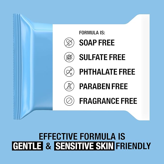 Neutrogena Fragrance-Free Makeup Remover Wipes, Daily Facial Cleanser Towelettes, Gently Removes Oil & Makeup, Alcohol-Free Makeup Wipes, 25 ct-VivaGrace Women