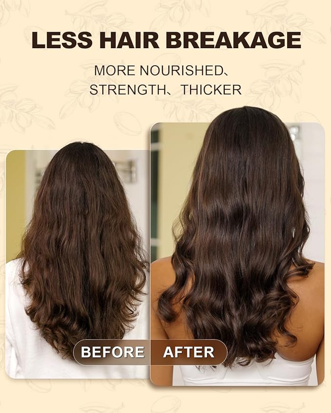 Yoken Organic Argan Oil for Hair 4 Fl Oz, USDA Pure and Natural Morocco Argan Oil, Argon Oil For Hair, Scalp, Face & Skin Care, 100% Cold Pressed Hair Conditioner, Unrefined Argon Nails Carrier Oil-VivaGrace Women