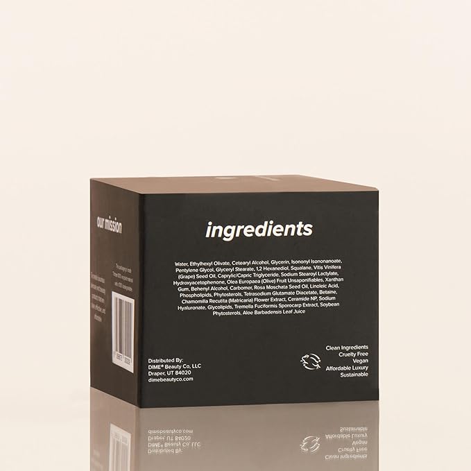 Dime Beauty Restorative Night Cream, Facial Moisturizer with Ceramides and Sea Buckthorn, 1.7 oz / 50 ml in Pump-VivaGrace Women