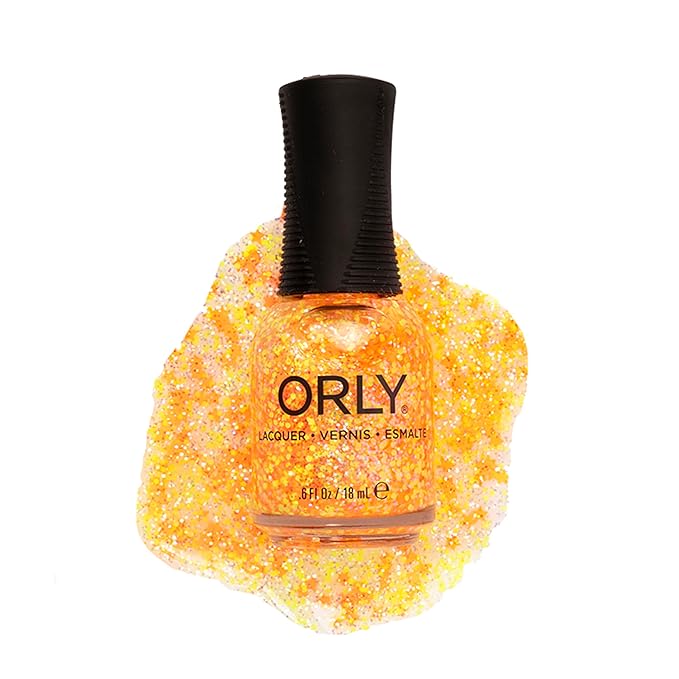 Orly Neon Nail Polish Colors for Summer | Bright Shades and a Confetti Topper for Summer Neon Nails | 0.6fl oz (Hi, Bye, 0.6 fl oz)