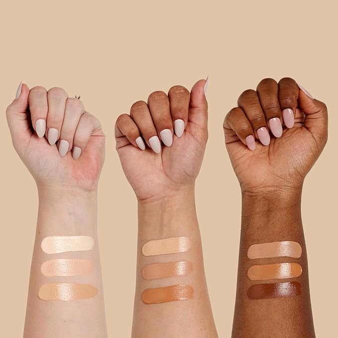 Sigma Beauty Skin Perfector – Hydrating Skin Tint Foundation for Lightweight, Buildable Coverage, With Hyaluronic Acid, Niacinamide Serum, and More (1 Fair Ivory Tint, 1.12oz)-VivaGrace Women