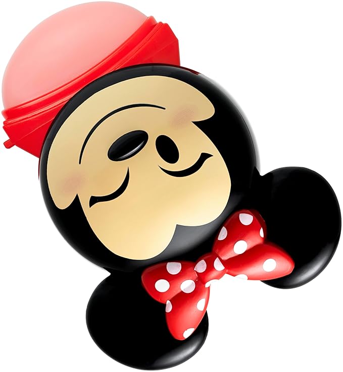 Lip Smacker Disney Minnie Mouse Emoji Lip Balm, Strawberry Lemonade Flavored, Clear, For Kids-VivaGrace Women