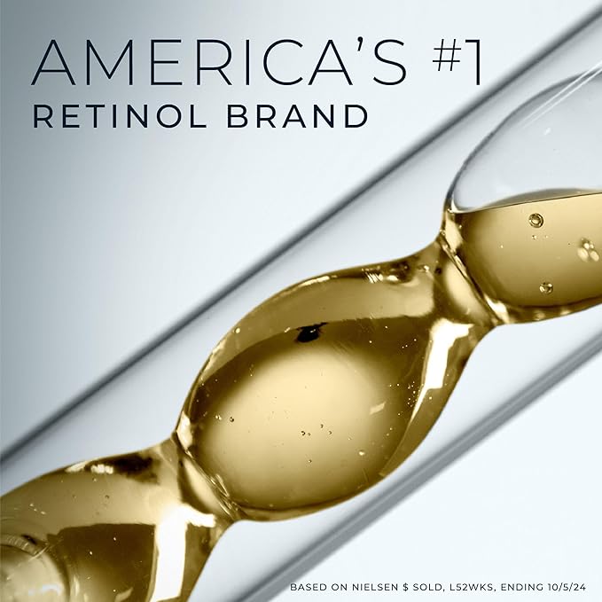 RoC Retinol Correxion Anti-Aging Wrinkle Night Serum, Retinol Serum for Face, Daily Treatment for Fine Lines, Post Acne Scars, 30 Capsules, Unscented, 0.35 Fl Oz-VivaGrace Women