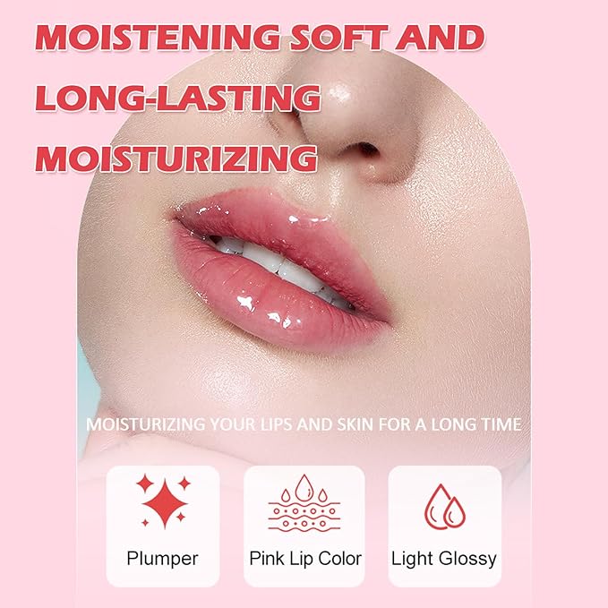 Moisturizing Lip Mask, Hydrating & Prevention Dry and Cracked Lip Scrubs Exfoliator, Lip Exfoliating Sleeping Lip Mask Long Lasting Nourishing Lip Balm-VivaGrace Women