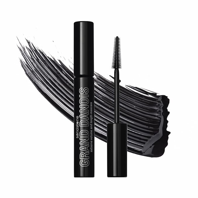 Hypoallergenic Mascara Sensitive Eyes - Smudge-Proof, Sweatproof, Lengthening for Maximum Volume and Length - Vegan and Non Toxic
