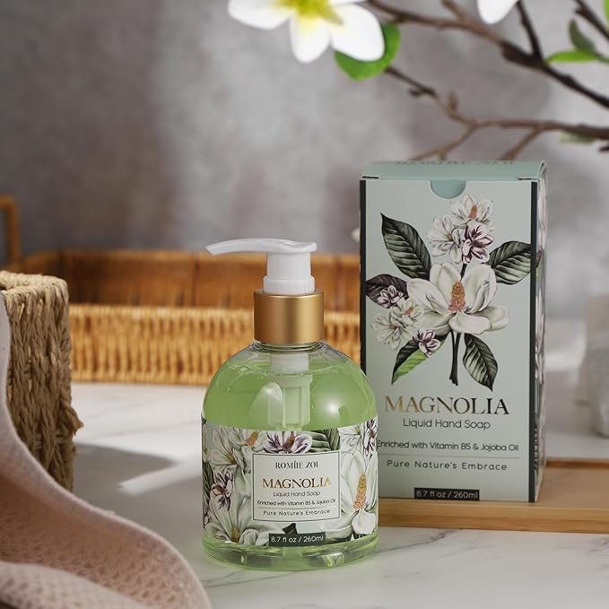 Liquid Hand Soap with Gift Box - Magnolia - 260ml/ 8.7 fl.oz
