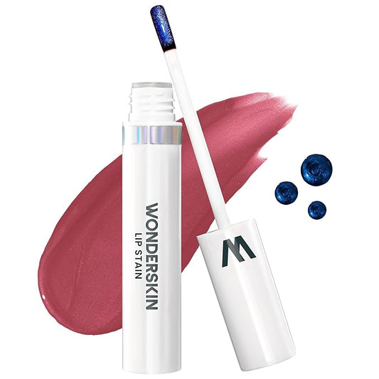 Wonderskin Wonder Blading All Day Lip Stain Peel Off Masque - Long Lasting, Waterproof and Transfer Proof Pink Lip Tint, Matte Finish Peel Off Makeup (Charming Masque)-VivaGrace Women