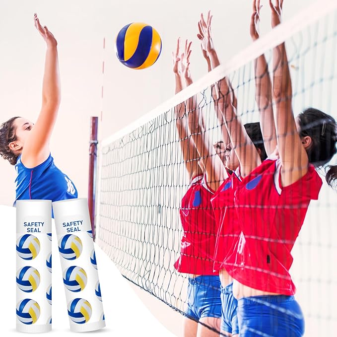 DMSKY 60 Pcs Volleyball Lip Balm Bulk, Volleyball Party Favors for Team Volleyball Gifts for Players Teen Girls Boys Sports Party Supplies-VivaGrace Women
