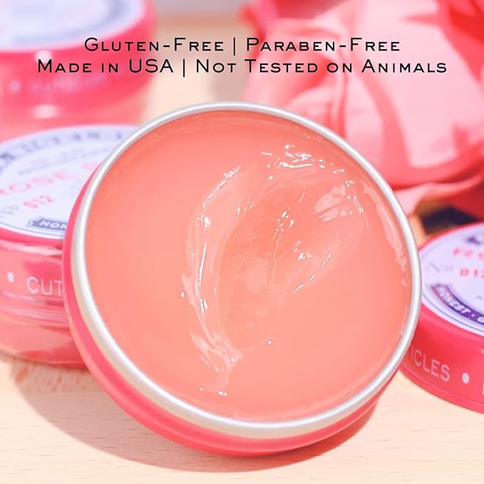 C.O. Bigelow All Purpose Salve Lip Balm Tins, Rose Salve Pack of 3 for Chapped Lips & Dry Skin - Moisturizing Lip, Cuticle 0.8 oz each-VivaGrace Women