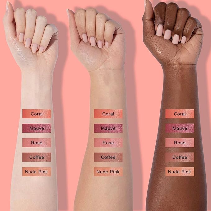 Peel Off Lip Liner Stain - Long Lasting Natural Lip Stain Transfer-proof Lip Liner, Moisturizing Waterproof Lip Gloss Stain, Highly Pigmented Color for All Skin, Ideal Gifts for Women (Mauve)-VivaGrace Women