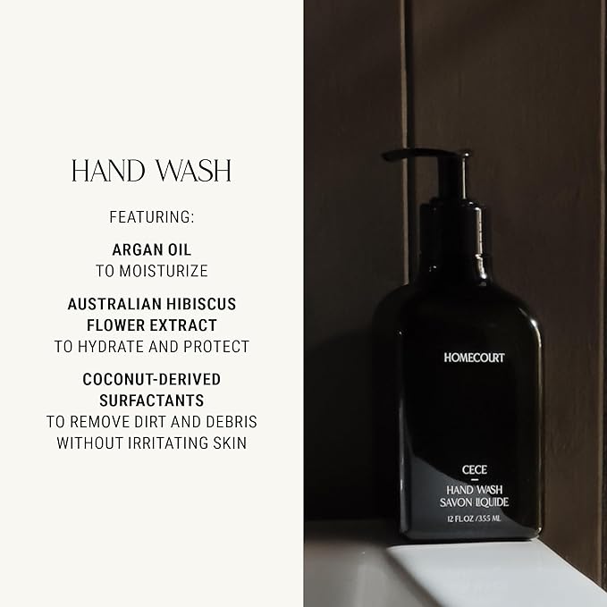 Homecourt Hand Wash, Gently Cleanses & Hydrates, Removes Dirt & Debris Without Irritating Skin, Clean Formula, Steeped Rose, 12 fl oz-VivaGrace Women