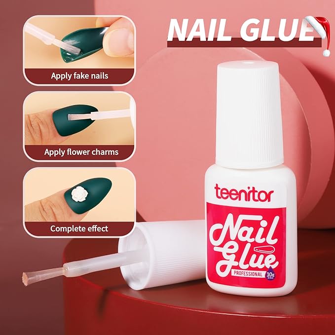 Teenitor Almond Press On Nails, 12 Color Press On Nails Almond, 288Pcs Matte Press On Almond Nails Glue On Nails Almond Shape Press On Nails Medium Length Almond Fake Nails
